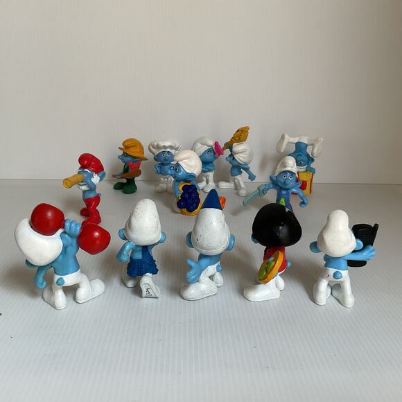 Lot of 13 Vintage 2011 Smurfs McDonald’s Happy Meal Toys | Peyo Figures - Picture 7 of 14